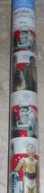 USA Disney Star Wars Christmas Wrapping Paper Red Bands Kids 20 sq ft Folded - $4.00