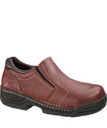 Hytest Opanka Men&#39;s Slip On Shoes BROWN Steel Toe, Electrical Hazard Pro... - $109.99