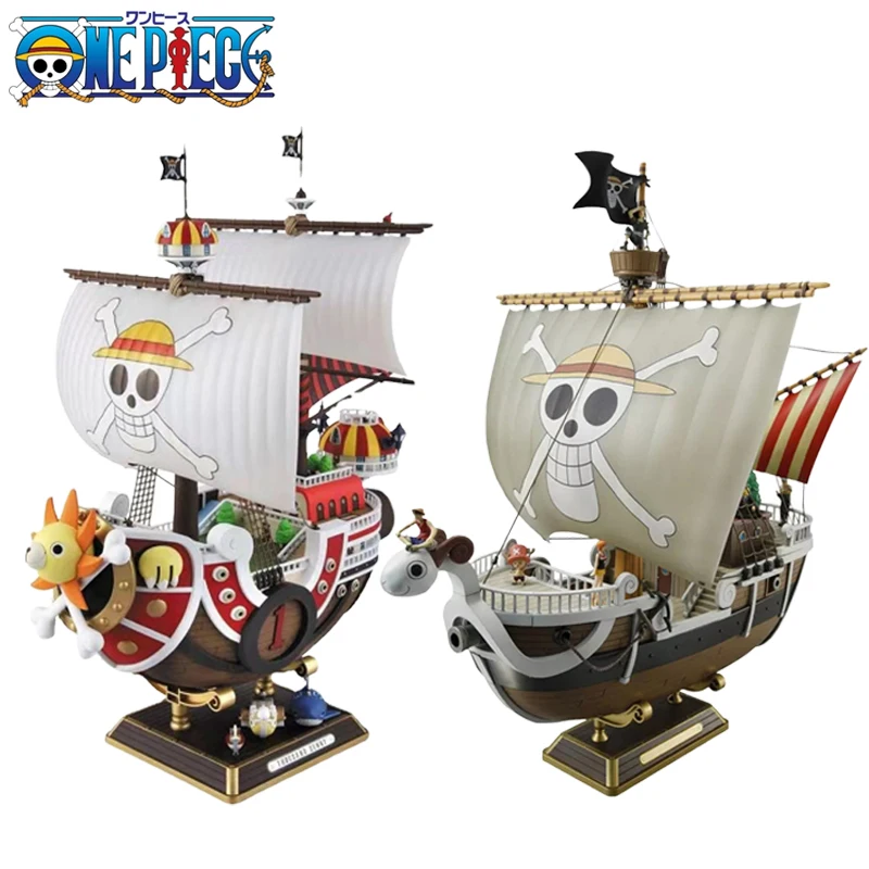 One Piece Anime Figure Thousand Sunny Going Merry Pirate Ship Action Figurine - £36.86 GBP+
