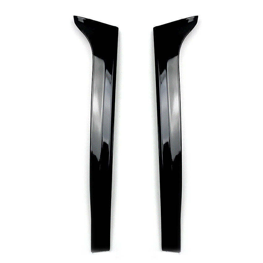 2Pcs Rear Window Side Canard Spoiler Trim Black For VW Touran 2016 2017-... - $30.14