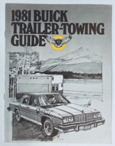 1981 Buick Trailer-Towing Dealer Showroom Sales Brochure Guide Catalog - $9.45