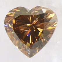 Heart Shape Diamond Fancy Brown Loose 1.01 Carat Polished SI2 IGI Certificate - £1,202.11 GBP