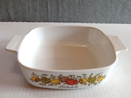 Corning Ware A-1-B Casserole Dish Spice of Life L&#39;echalote Vintage Oven Microwav - £9.83 GBP