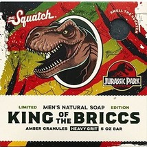 Dr. Squatch All Natural Bar Soap for Men King of the Briccs Jurassic Park 1 Pc - £13.31 GBP