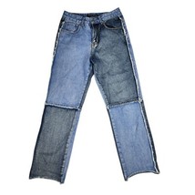 Cali 1850 Jeans Womens Size 3/26 High Rise Dark Two Toned Blue Denim Pants - $40.09