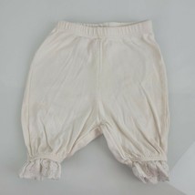 Hanna Andersson Vintage Bloomers Pantaloons White Lace Pants Under Dress 0-6 50 - £11.79 GBP