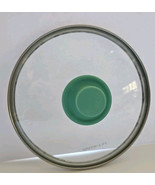Green Life Clear Glass LID ONLY 8.5&quot; Inner Lip 9&quot; Outer Edge - $9.50