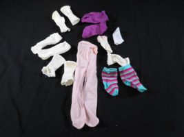 American Girl doll Tights And Socks Pink White Blue purple  Lot - £10.96 GBP
