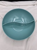 Stetson Melmac Dinnerware Robins Egg Blue Divided Serving Dish Bowl Vtg ... - $9.75