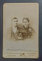 Cabinet photo Henry &amp; Emma Ambrose Green River,Ky~ H.O.Schroeter Floating Studio - £90.26 GBP