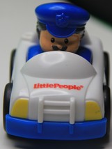 Fisher Price Little People Wheelies Police Officer Car 2009 - $3.99
