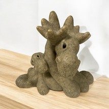 Quarry Critters 2001 Matilda &amp; Max 48121 Second Nature Designs Moose Fig... - $39.59