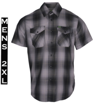 DIXXON FLANNEL - END OF THE TUNNEL Bamboo Shirt - S/S - Men&#39;s 2XL - £55.38 GBP