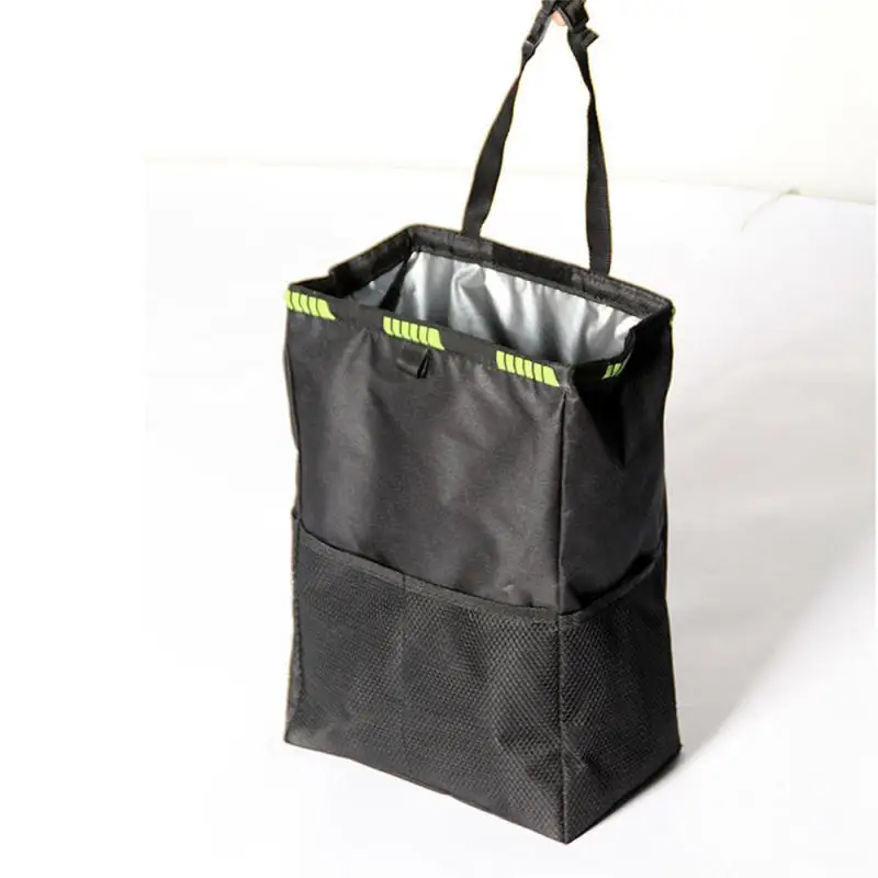 Black Car Seat Storage Bag Multi-function Car Rear Seat Headrest Stowing Bag - £17.54 GBP