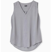 Torrid Charmeuse Frost Grey Tank Size 0 Large - £20.22 GBP