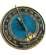 NauticalMart Brass Sundial Grow Old Along w/Me 10&quot; Large Unique Wedding ... - $1,593.49 MXN
