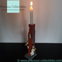 Extremely Rare! Vintage Wolf and Droopy candle stand. Tex Avery. Demons ... - $245.00