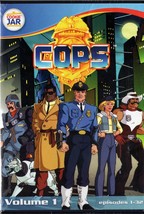 COPS  Vol. 1  Animated Cartoon DVD Set 3 DISCS  -Episodes 1-32 Cookie Jar NEW - £7.77 GBP