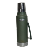 Vintage Stanley Aladdin Green Thermos 1 Qt Model A944DH w/ Cup &amp; Stopper... - €29,84 EUR