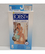 Jobst Legwear Knee High Compression Ultra Sheer Med. Natural Color 15-20... - £18.71 GBP