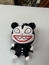 Black Plush Night Before Christmas Vampire Teddy Stuffed Character Key C... - $9.49