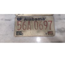 Vintage 1987 Alabama &quot;Heart of Dixie&quot; License Plate 56A 0697, Expired - $6.93