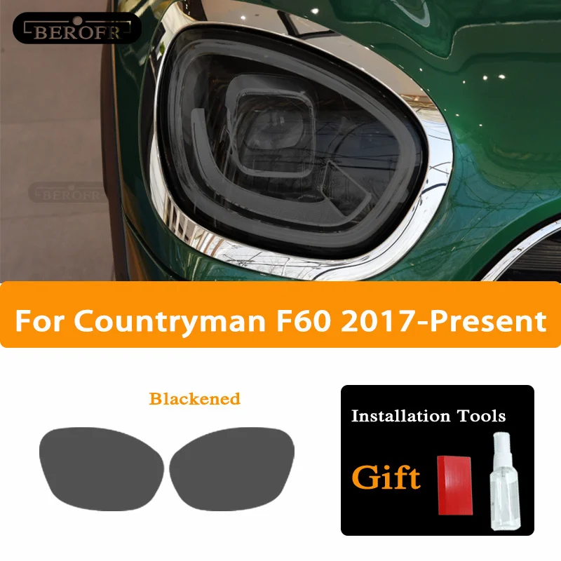 For  Countryman F60 JCW Car Headlight Protective Film Headlamp Restoration Trans - $159.92