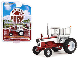 1974 2270 Tractor Closed Cab Red &amp; White Down on the Farm Series 7 1/64 Diecast - £15.00 GBP