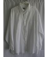 VAN HEUSEN REGULAR FIT WHITE LONG SLEEVE SHRT SZ 17-32-33 #8791 - £7.67 GBP