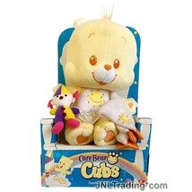 Year 2005 Care Bear Cubs 11 Inch Plush - FUNSHINE CUB with Clown and Blanket - £50.92 GBP
