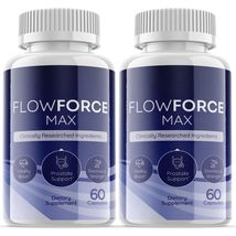 Flow Force Max - Vegan, Male Vitality Supplement Pills OFFICIAL - 2 Pack - $60.00