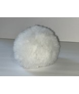Pepperell  Faux Fur Pom With Loop-White Key Chain Furry - $12.29 CAD
