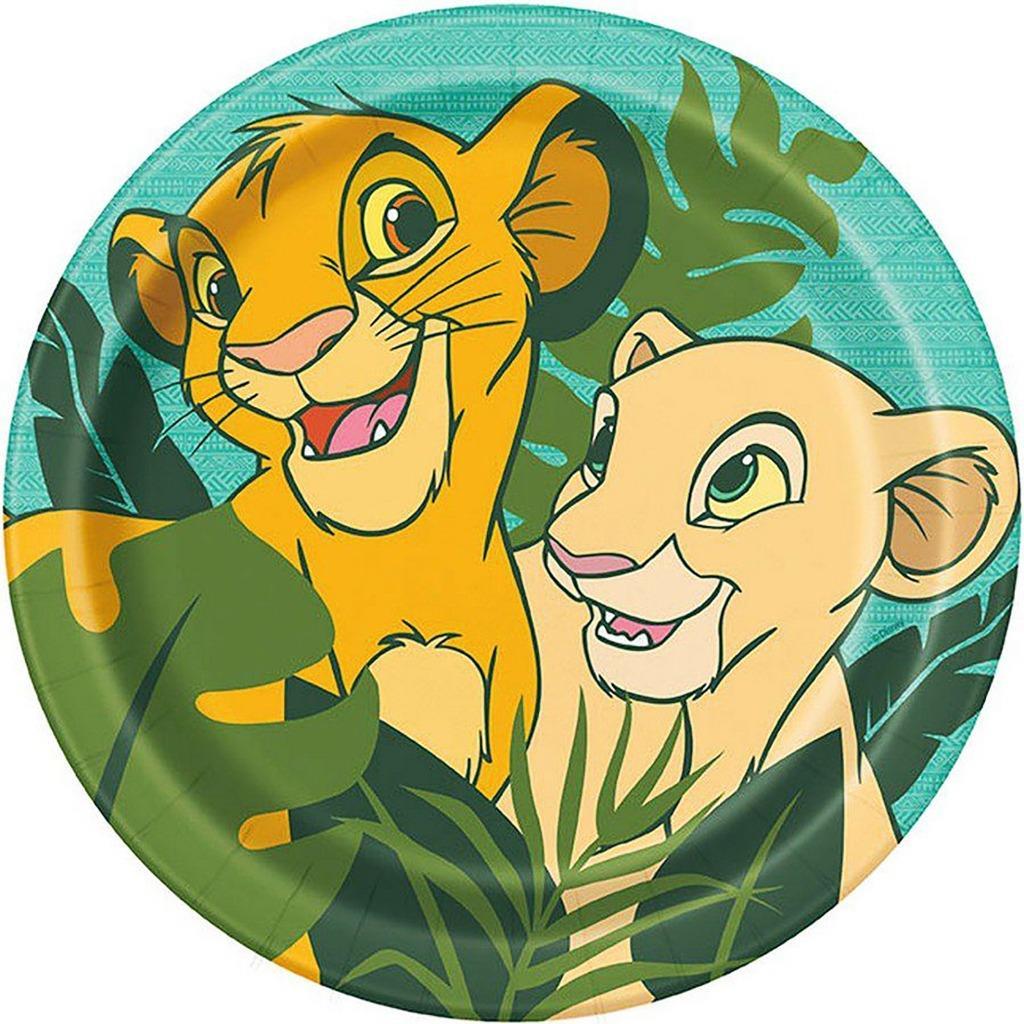 Disney Lion King Lunch Dinner Paper Plates Birthday Party Supplies 8 Per Package - $5.95