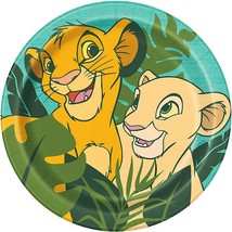 Disney Lion King Lunch Dinner Paper Plates Birthday Party Supplies 8 Per Package - £4.68 GBP