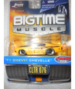 2006 Jada Big Time Muscle &quot; &#39;71 Chevy Chevelle&quot; 1/64 Scale Mint On Card ... - £4.48 GBP