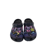 The Wonderful World of Disney Crocs Black Slip-on Clogs Size M-7 W-9 - $49.88