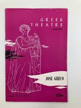 1955 Greek Theatre Magazine Jose Greco Spanish Ballet Lola De Ronda, Pau... - £14.92 GBP