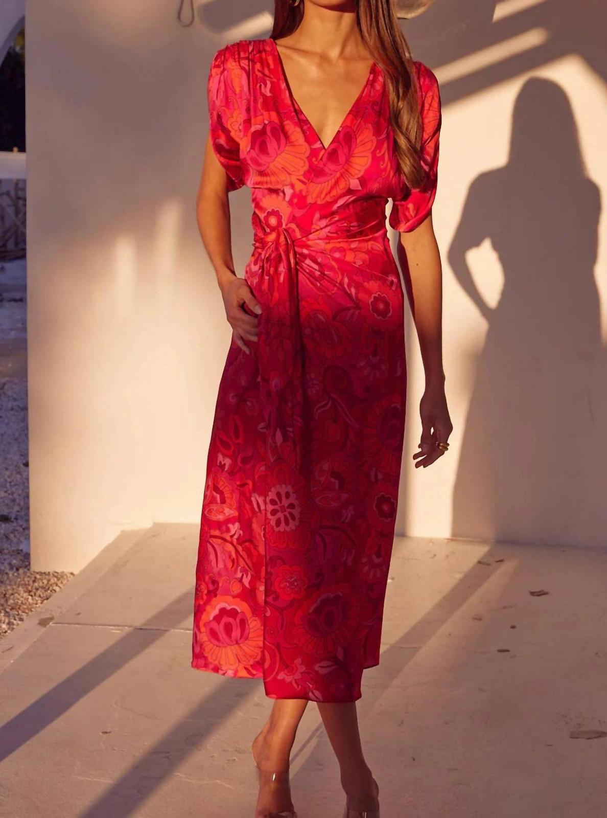 Misa Los Angeles Francesca Midi Dress Size S - $296.01