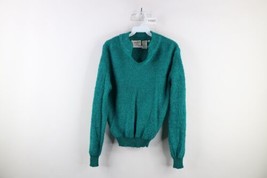 Vintage 70s Streetwear Womens Large Hand Loomed Textured Knit Pullover Sweater - £40.15 GBP