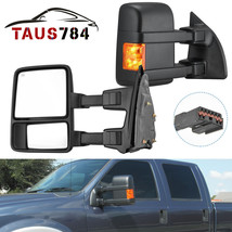 Power Heated Tow Mirrors for 99-07 Ford F250 F350 F450 F550 Super Duty Signal - £149.05 GBP
