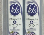 FDS Intimate Body Deodorant 2 On The Go Sprays .5 oz. Each  Lavender Blo... - £11.02 GBP