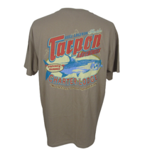 Reel Legends T Shirt Tarpon Florida XL cotton ocean sport fishing retro graphic  - £15.45 GBP