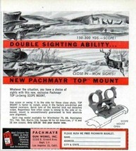 1957 Print Ad Pachmayr Gun Works Rifle Scope Mounts Buck Deer Los Angele... - $9.05