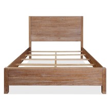 FarmHome Rustic Solid Pine Platform Bed in King Size - $22,939.24 MXN