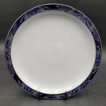 Denby Baroque 10" Dinner Plate Blue Vintage Stoneware Dinnerware Made in... - $49.49