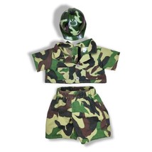 Build A Bear BABW Military Soldier Green Camp Army Costume Outfit  - $9.99