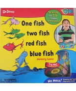 Dr Seuss One Fish, Two Fish, Red Fish, Blue Fish 3D Memory Game 2009 RARE! - £15.82 GBP