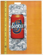 Coke Chameleon Size Sunkist Orange 12 Oz Can Soda Flavor Strip Clearance Sale - £1.20 GBP