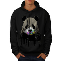 Wellcoda Cute Panda Sweets Animal Mens Hoodie, Wild Casual Hooded Sweatshirt - £25.84 GBP+