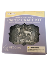 Miss Elizabeths Mini Board Book Paper Craft Kit Wedding Theme Embellishm... - £4.71 GBP